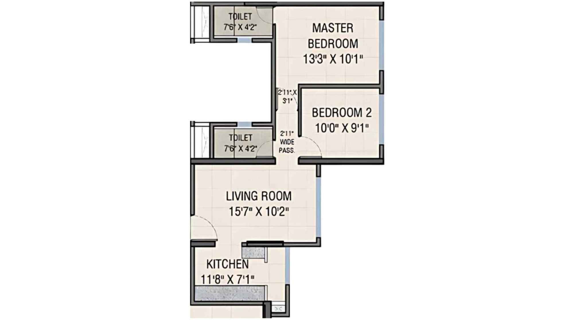 Mahavir-Vista-and-Vista-Point-Floor-Plan-2-BHK-585-sqft
